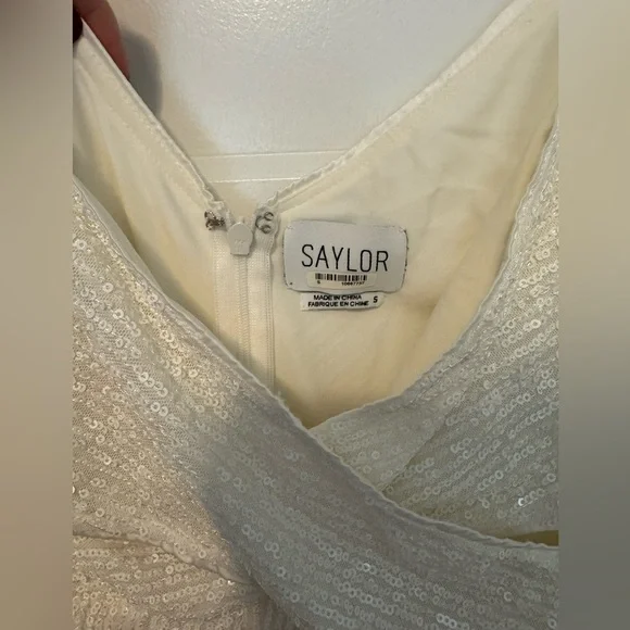 Saylor harmonie white sequin dress - Picture 9 of 10